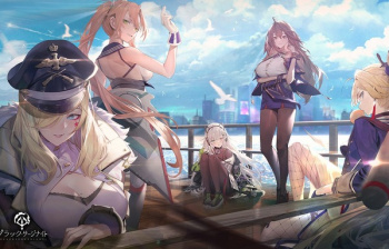 スマホ『ブラック・サージナイト』女の子の闇落ちエロ衣装になったりエロ戦艦美少女ゲームの画像