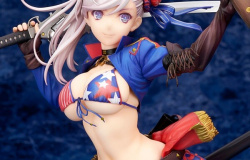 『フェイト/グランドオーダー』水着宮本武蔵のエロおっぱいの第二再臨のエロフィギュアの画像