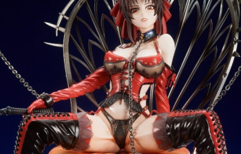『ブラック・ラグーン』レヴィがめっちゃエロいボンテージ姿で足を開いて丸見せエロフィギュアの画像
