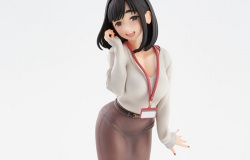 『がんばれ同期ちゃん』後輩ちゃんのエロおっぱいとパンティラインのエロお尻のフィギュアの画像