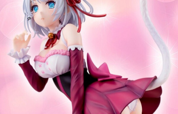 『探偵はもう、死んでいる。』シエスタの猫耳メイド服で尻尾でパンツ丸見えのエロフィギュアの画像