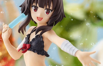 『この素晴らしい世界に祝福を！』めぐみんのぺたんこおっぱいの水着姿のエロフィギュア！の画像