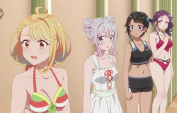 アニメ『SELECTION PROJECT』6話で女の子たちがえっちな水着でアピールするシーン！の画像