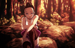 アニメ『鬼滅の刃』2期「遊郭編」PVでめちゃくちゃえっちな格好してるエロい女の子のシーンの画像
