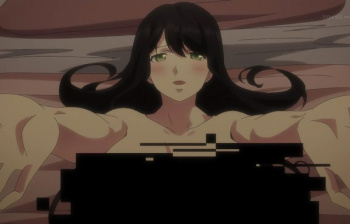 アニメ『終末のハーレム』3話でいじめられっ子のオタクくんが女先生とえっちしちゃうやつの画像