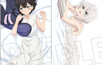 『魔女の旅々』サヤとアムネシアの部屋着でラフな格好で寝そべってる抱きまくら！の画像