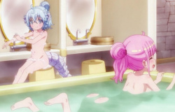 アニメ『RPG不動産』1話でエロい女の子の入浴シーンやエロい下着姿やパンツ丸見えなど！の画像