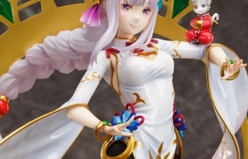 『Re：ゼロから始める異世界生活』エミリアのリアル質感のタイツのチャイナドレスフィギュアの画像