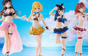 『彼女、お借りします』女の子たちのエロい水着姿のエロフィギュアが当たる一番くじ！の画像