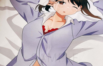 『がんばれ同期ちゃん』服がはだけたえっちな等身大シーツなどエログッズのオンラインくじの画像