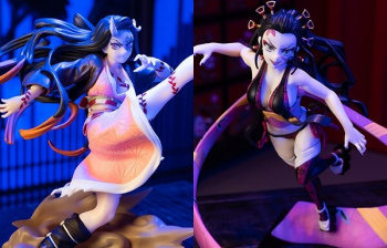 『鬼滅の刃』えっちな鬼化進行時の禰豆子やエロい堕姫のエロフィギュアが当たる一番くじ！の画像