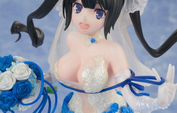 『ダンまち』ヘスティアのエロおっぱいがほぼ溢れてるウェディングドレス姿のエロフィギュア！の画像