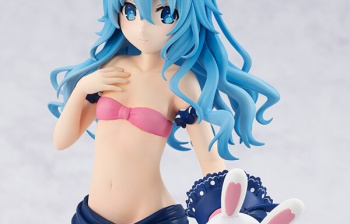 『デート・ア・ライブ』四糸乃のぺたんこおっぱいがほぼ見えてるめちゃエロ水着フィギュア！の画像