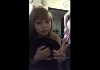 【無 素人】 ヤンキーカップルがBAN覚悟でお構いなしのセクロスライブ配信ｗｗ の画像