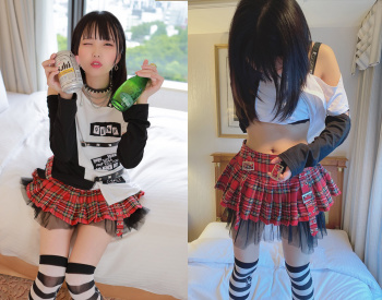 【エロ動画 個人撮影】 生意気な現役美少女ネットアイドルの未熟マ〇コに中出しの画像