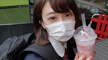 【無修正 素人】 ショートボブがよく似合うテニス部所属の妹系女子生徒と淫〇中出しの画像