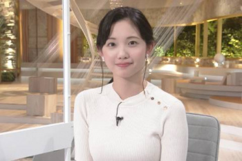 田中瞳アナ、ニットおっぱい！横乳がエロ杉注意ｗｗｗｗｗｗｗｗｗｗｗｗｗの画像
