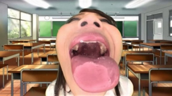 アニメ背景+実写でバーチャル・キスするクセが強すぎる動画w【倉多まお】の画像