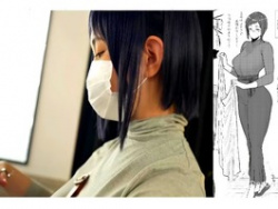 リアル3D､同人コミック実写化！ボインでマスクの美容師がバキュームフェラから立ちバック･･･の画像