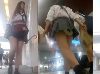 【盗撮動画】放課後の制服美少女をストーカー！パンチラ撮りながら尾行を続けた成果報告ｗｗｗの画像