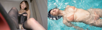 奈月セナさんのすらり長身で隠れ巨乳Gカップがセクシーイメージビデオの画像