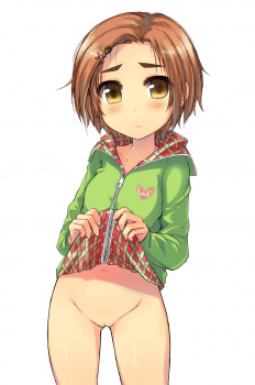 【ノーパンロリ痴女】ロリ少女が両手でスカートをばっちりまくり上げてノーパンすじまんを見せつけてくるロリ痴女たくし上げエロ画像!の画像