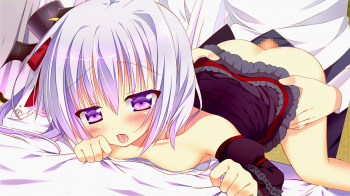 【ロリ後背位セクロス】二次ロリ少女を後ろから襲って小さなお尻を楽しみながら犯すロリ後背位セクロスの二次エロ画像の画像