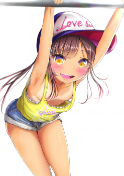 【ちくチラロリ】二次ロリ少女が薄着で子供らしく胸元無防備でチクチラ胸チラ二次エロ画像の画像