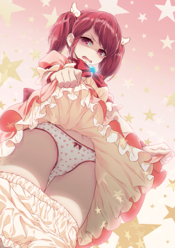 【ローアングルパンツ】二次ロリ少女のおパンツを下からのぞき込んで元気になりたいローアングルロリパンツの二次エロ画像の画像