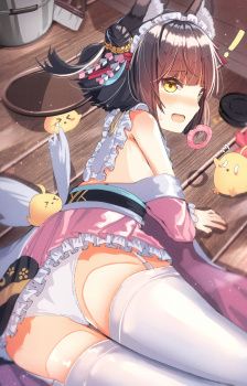 【陸奥ちゃん(アズレン)】アズールレーンの黒髪ショート重桜ロリ巫女妹艦な陸奥ちゃんの二次エロ画像の画像