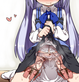 【愛液染みパンロリ】二次ロリ少女のおぱんちゅの上からでも濡れ濡れなのわかっちゃう愛液トロロリ染みパン二次エロ画像の画像