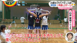 ZIPでJKチアダン部の卒業パフォーマンスに密着の画像