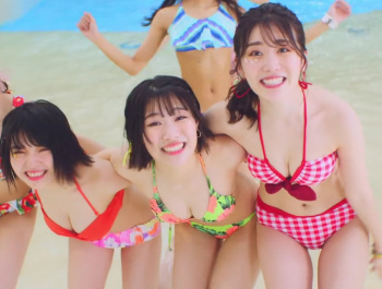 虹コンのエチエチ水着MVが公開の画像