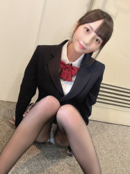 寒いので黒スト穿いたJKのエロ画像 part20の画像