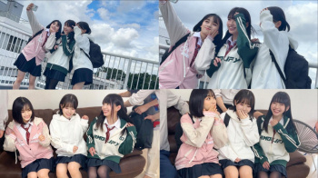 本物JKより可愛く見える柏木こなつ・雫月心桜・花音うららの制服姿の画像