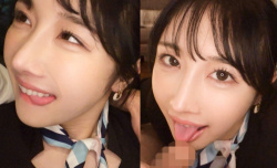 シンガポールから帰るとチンコにしゃぶりつく上流セフレCAちゃんの画像