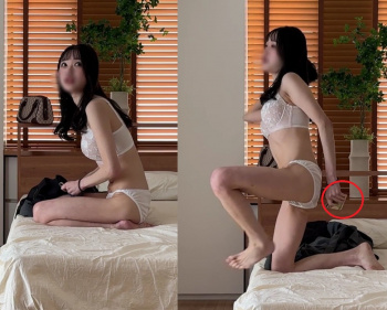 パパ活でお金盗んで逃げようとした女性、中出し制裁されるの画像