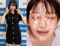 新木希空の綺麗すぎる顔には白い精子がよく似合うの画像