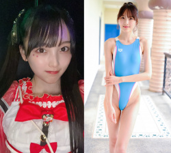 JJモデルとしても活動する正統派の中村みずき(24)のハイレグ股間の画像