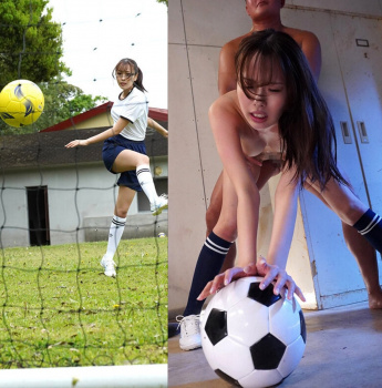 サッカー歴13年の咲良なこさん(20)が道間違えてAVデビューの画像