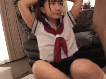 純真無垢な少女がチンポの虜!?失神寸前…幼膣にドクドクたっぷり孕ませ中出しGIF画像の画像
