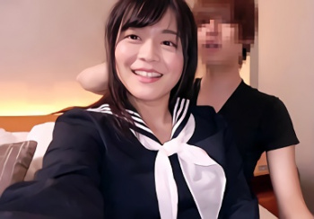 【奏音かのん】Fカップ巨乳の激カワ美少女JKをナンパ！ラブホに連れ込んで早熟マンコにチンポを挿入するハメ撮りセックス！！の画像
