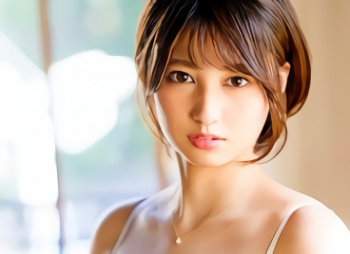 【本田瞳】ショートカットヘアーが似合う美熟女（人妻）の専業主婦が不貞行為のAVデビュー！の画像