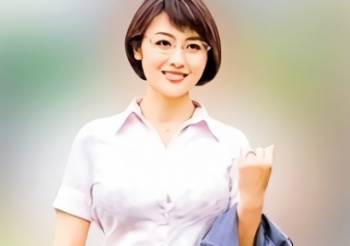 【三岳ゆうな】メガネが似合う激カワ女上司（人妻）とラブホに泊まることになった部下･･･。部下のチンポをぶち込まれ感じまくる濃厚不倫セックス！！の画像