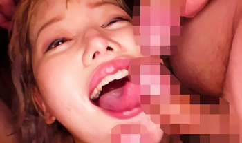 【素人・調教】ドスケベな淫乱マゾギャルがAV出演、複数本のデカチンを喉奥まで咥え込み奉仕する、激イラマチオ＆喉奥発射！の画像
