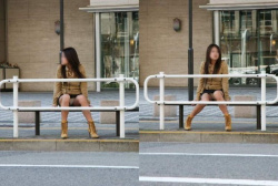 無防備に座っちゃうと見られてますよ！？の画像