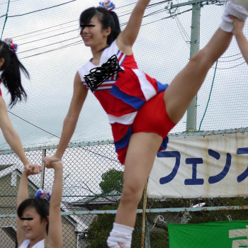 ダンスよりも股間に目がいくチア画像の画像