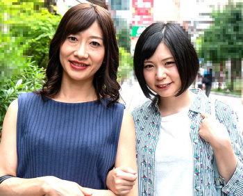 仲の良い母と娘をナンパ！居酒屋でお金とイケメンで口説いてホテルで親子丼3Pハメ！の画像