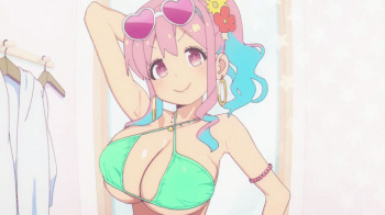 【GIF】今期アニメ、アニメ史上最高レベルの高クオリティな巨乳描写が生まれてしまうｗの画像