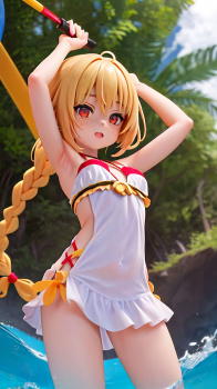 【二次画像】お絵描きAIくん、夏のメスガキも描けるの画像
